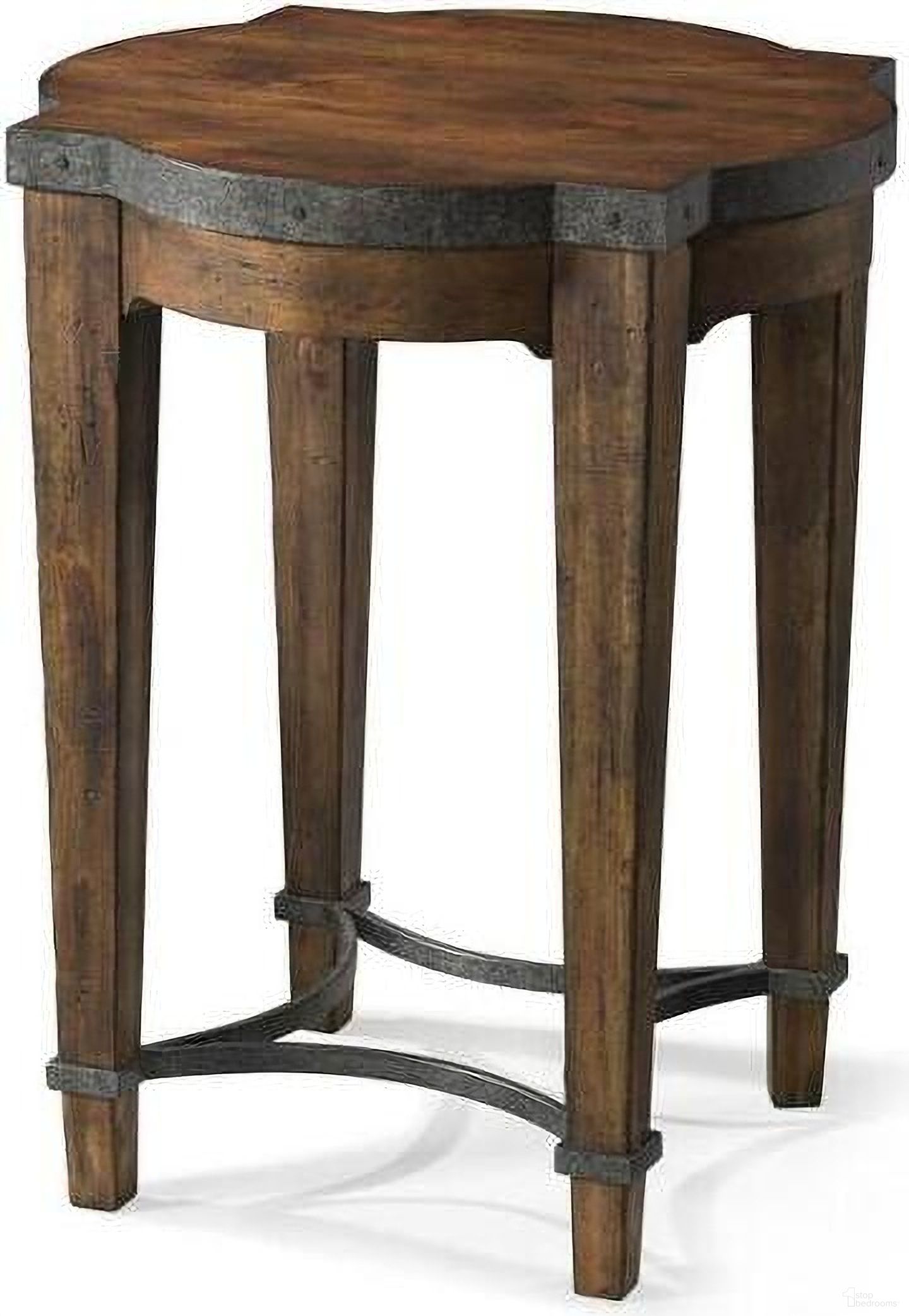 The appearance of Trisha Yearwood Home Ginko Round Chairside Table In Coffee designed by Legacy Classic in the traditional interior design. This coffee piece of furniture was selected by 1StopBedrooms from Trisha Yearwood Home Collection to add a touch of cosiness and style into your home. Sku: TY920-810. Material: Acacia.