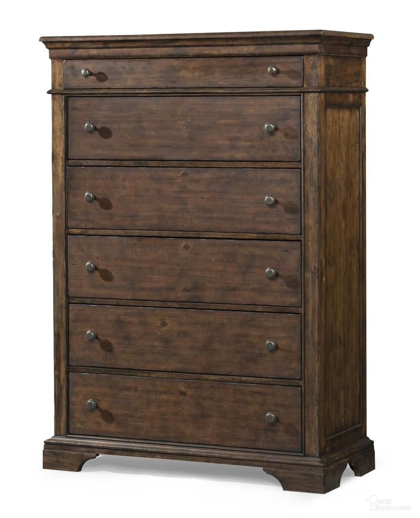 The appearance of Trisha Yearwood Home Memphis 6 Drawer Chest In Coffee designed by Legacy Classic in the traditional interior design. This coffee piece of furniture was selected by 1StopBedrooms from Trisha Yearwood Home Collection to add a touch of cosiness and style into your home. Sku: TY920-681C. Material: Acacia.