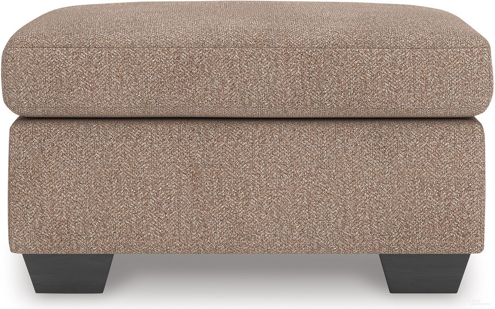 The appearance of Triston-Peaks Ottoman In Suede designed by Signature Design by Ashley in the modern / contemporary interior design. This suede piece of furniture  was selected by 1StopBedrooms from Triston-Peaks Collection to add a touch of cosiness and style into your home. Sku: 3020414. Material: Suede.