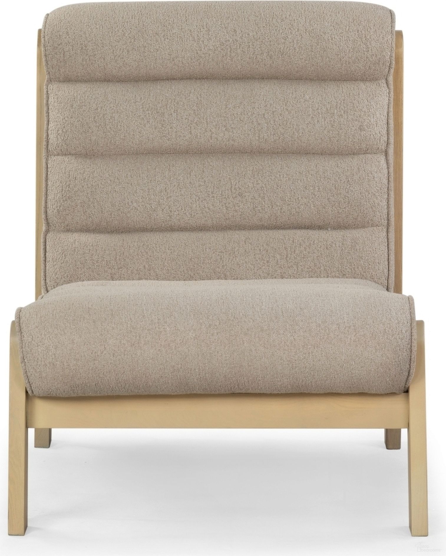 The appearance of Trixie Channel Accent Chair In Light Brown and Natural designed by Safavieh Couture in the modern / contemporary interior design. This light brown and natural piece of furniture was selected by 1StopBedrooms from Trixie Collection to add a touch of cosiness and style into your home. Sku: SFV6107A. Material: Boucle.