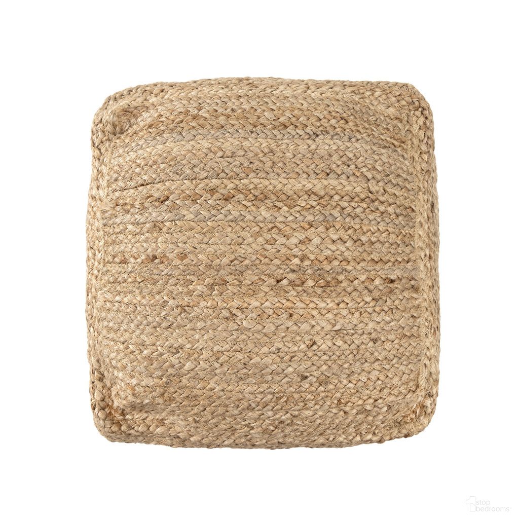 The appearance of Troxa Solid Hand-Braided Jute Square Ottoman Pouf In Beige designed by Rajani Home in the country / farmhouse interior design. This beige piece of furniture was selected by 1StopBedrooms from Bova Collection to add a touch of cosiness and style into your home. Sku: 6C407659G03048. Material: Jute.
