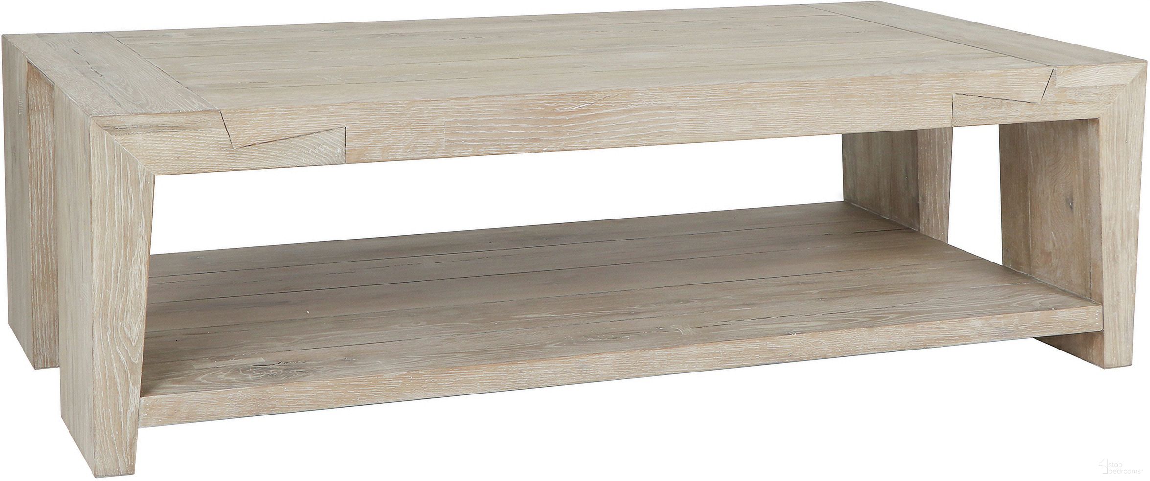 The appearance of Troy 60 Inch Coffee Table In White designed by Classic Home in the modern / contemporary interior design. This white piece of furniture  was selected by 1StopBedrooms from Troy Collection to add a touch of cosiness and style into your home. Sku: 51031525. Material: Cracked Oak.
