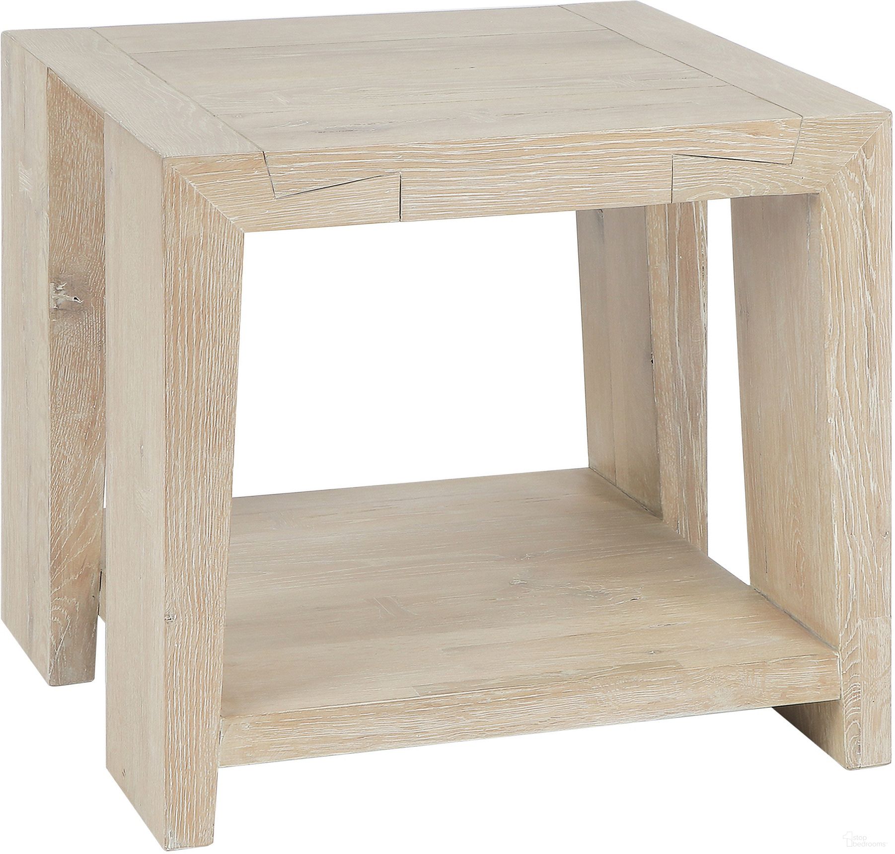 The appearance of Troy End Table In White designed by Classic Home in the modern / contemporary interior design. This white piece of furniture  was selected by 1StopBedrooms from Troy Collection to add a touch of cosiness and style into your home. Sku: 51031530. Material: Cracked Oak.