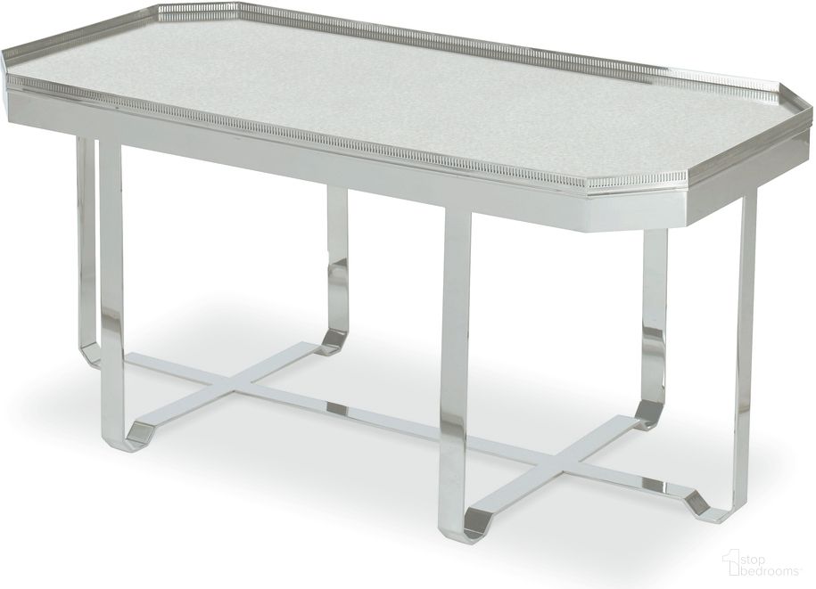 The appearance of Truly Gallery Tray Coffee Table In Polished Nickel designed by Century Furniture in the modern / contemporary interior design. This polished nickel piece of furniture was selected by 1StopBedrooms from Thomas O'Brien Collection to add a touch of cosiness and style into your home. Sku: AEA-616. Material: Metal.
