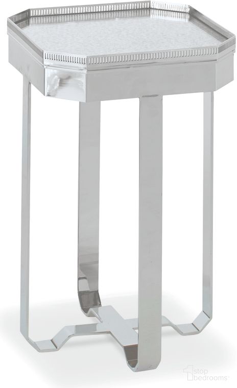 The appearance of Truly Gallery Tray Side Table In Polished Nickel designed by Century Furniture in the modern / contemporary interior design. This polished nickel piece of furniture  was selected by 1StopBedrooms from Thomas O'Brien Collection to add a touch of cosiness and style into your home. Sku: AEA-674. Material: Metal.
