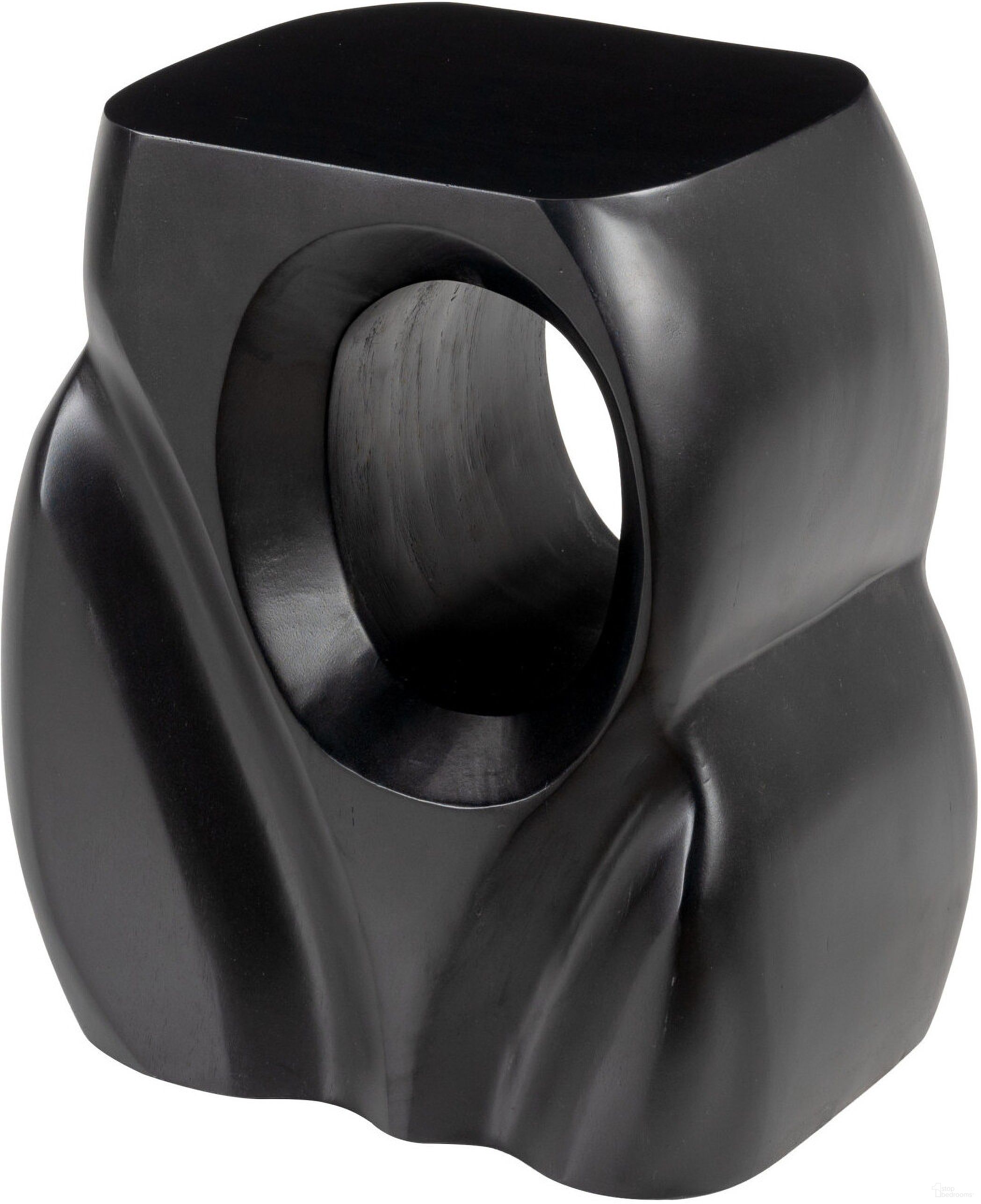 The appearance of Trung Side Table In Black designed by Zuo Modern in the modern / contemporary interior design. This black piece of furniture  was selected by 1StopBedrooms from Trung Collection to add a touch of cosiness and style into your home. Sku: 110245. Material: Mango Wood.
