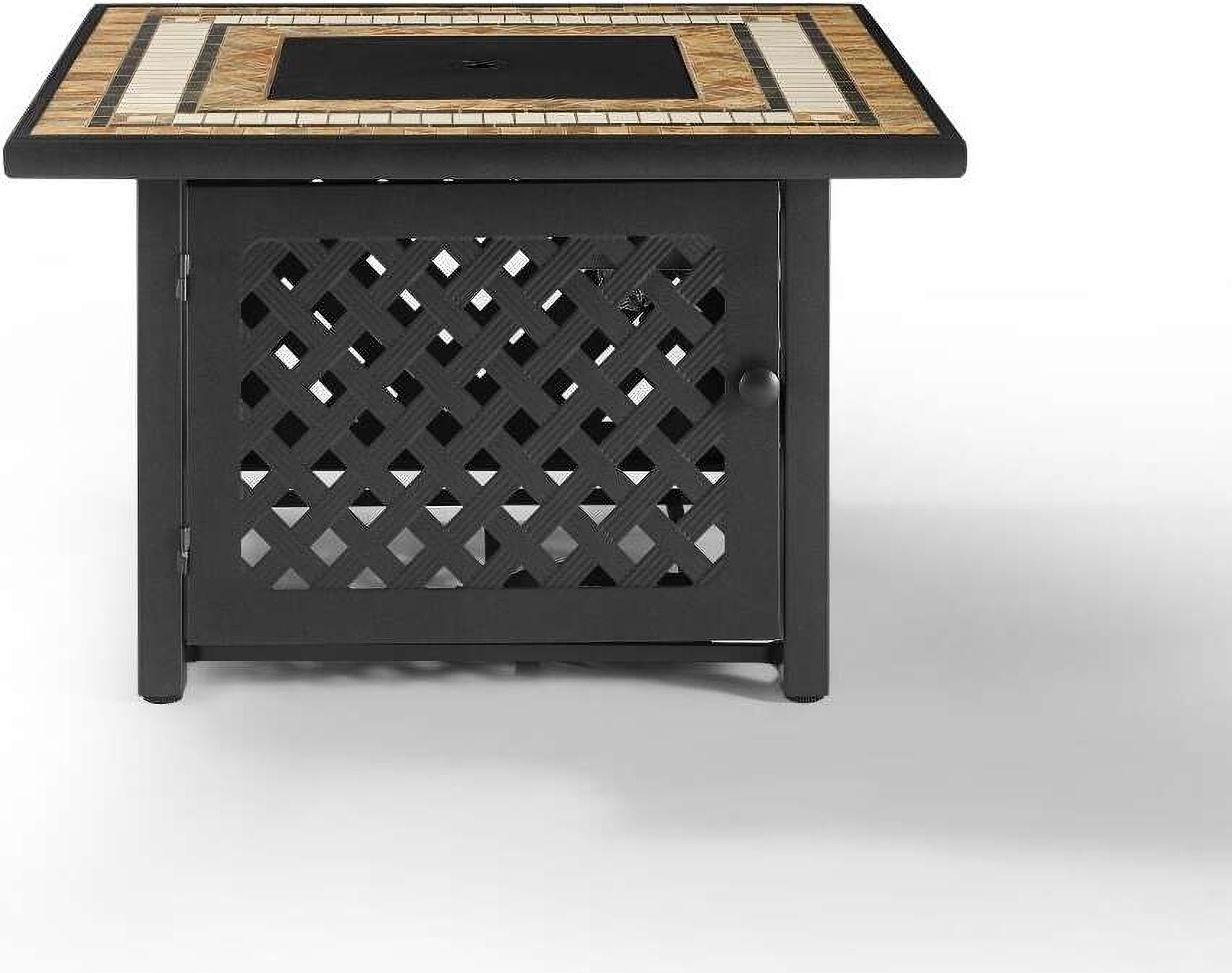 Tucson Outdoor Fire Pit Table In Brown by Crosley Brands 1StopBedrooms