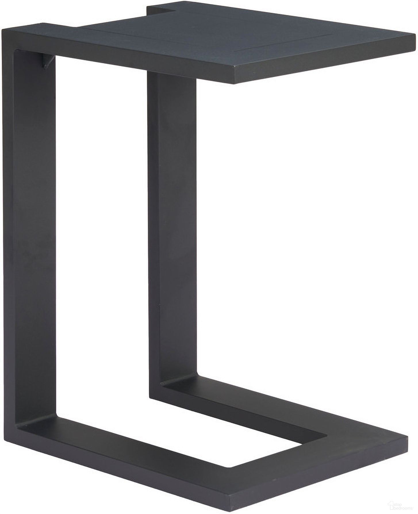 The appearance of Tudi Side Table In Black designed by Zuo Modern in the modern / contemporary interior design. This black piece of furniture  was selected by 1StopBedrooms from Tudi Collection to add a touch of cosiness and style into your home. Sku: 704136. Material: Aluminum.