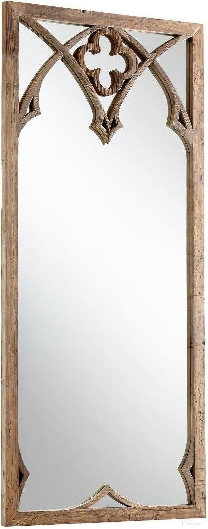 The appearance of Tudor Mirror designed by Cyan Design in the modern / contemporary interior design. This brown piece of furniture was selected by 1StopBedrooms from to add a touch of cosiness and style into your home. Sku: 06557. Material: Wood.