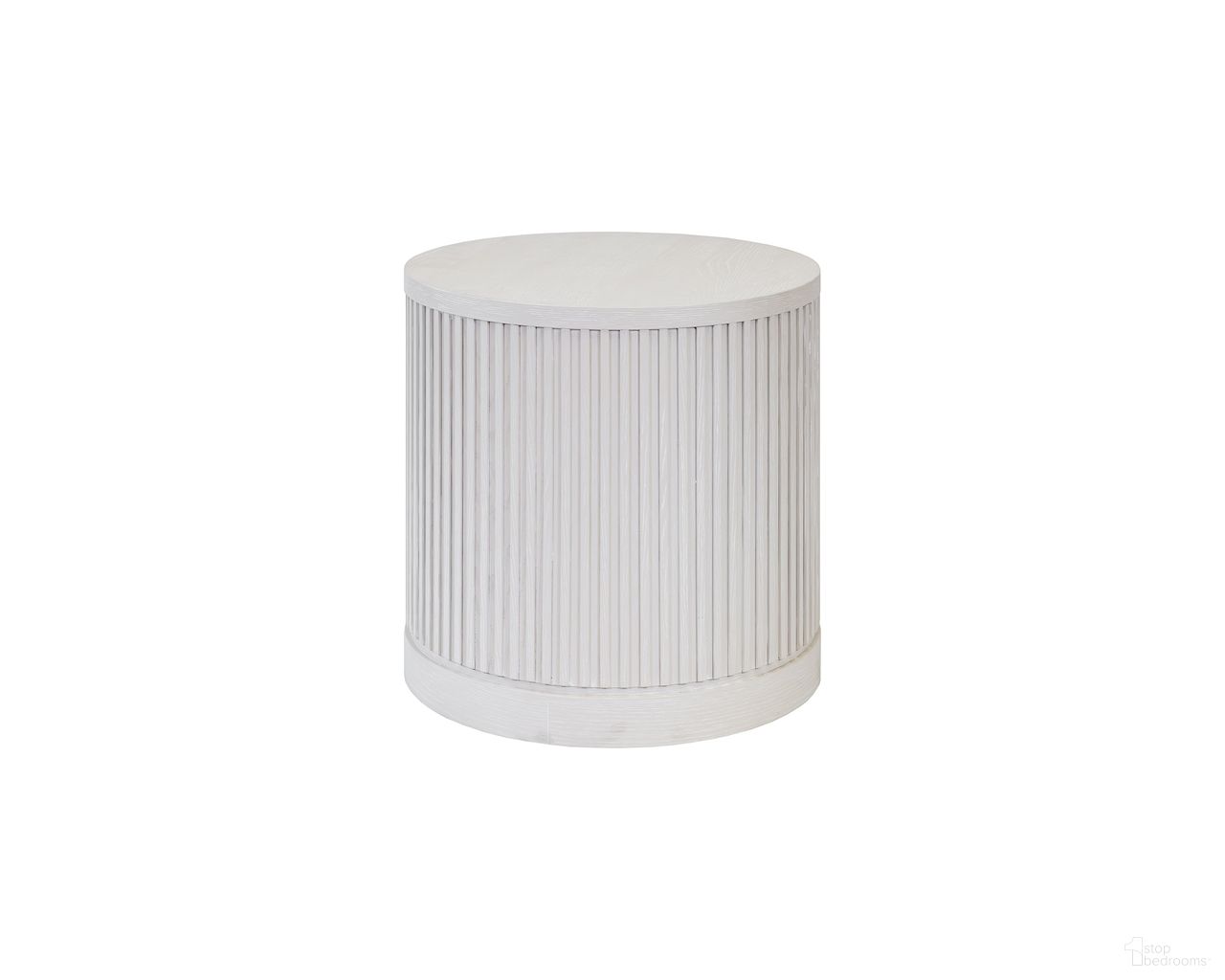 The appearance of Tulane 24 Inch Round Side Table In White designed by Martin Furniture in the modern / contemporary interior design. This white piece of furniture was selected by 1StopBedrooms from Tulane Collection to add a touch of cosiness and style into your home. Sku: IMTU2424W. Material: Wood.