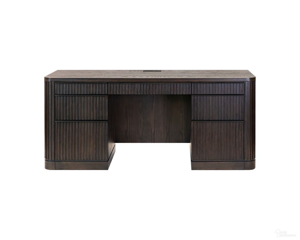 The appearance of Tulane Executive Credenza In Brown designed by Martin Furniture in the modern / contemporary interior design. This brown piece of furniture was selected by 1StopBedrooms from Tulane Collection to add a touch of cosiness and style into your home. Sku: IMTU689. Material: Solid Hardwood & Veneers.