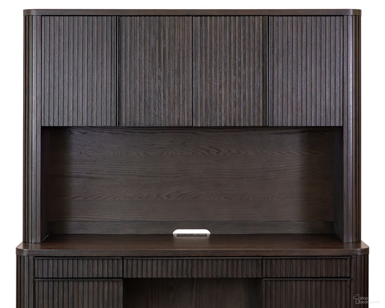 The appearance of Tulane Executive Hutch with Wood Doors In Brown designed by Martin Furniture in the modern / contemporary interior design. This brown piece of furniture was selected by 1StopBedrooms from Tulane Collection to add a touch of cosiness and style into your home. Sku: IMTU682. Material: Solid Hardwood & Veneers.