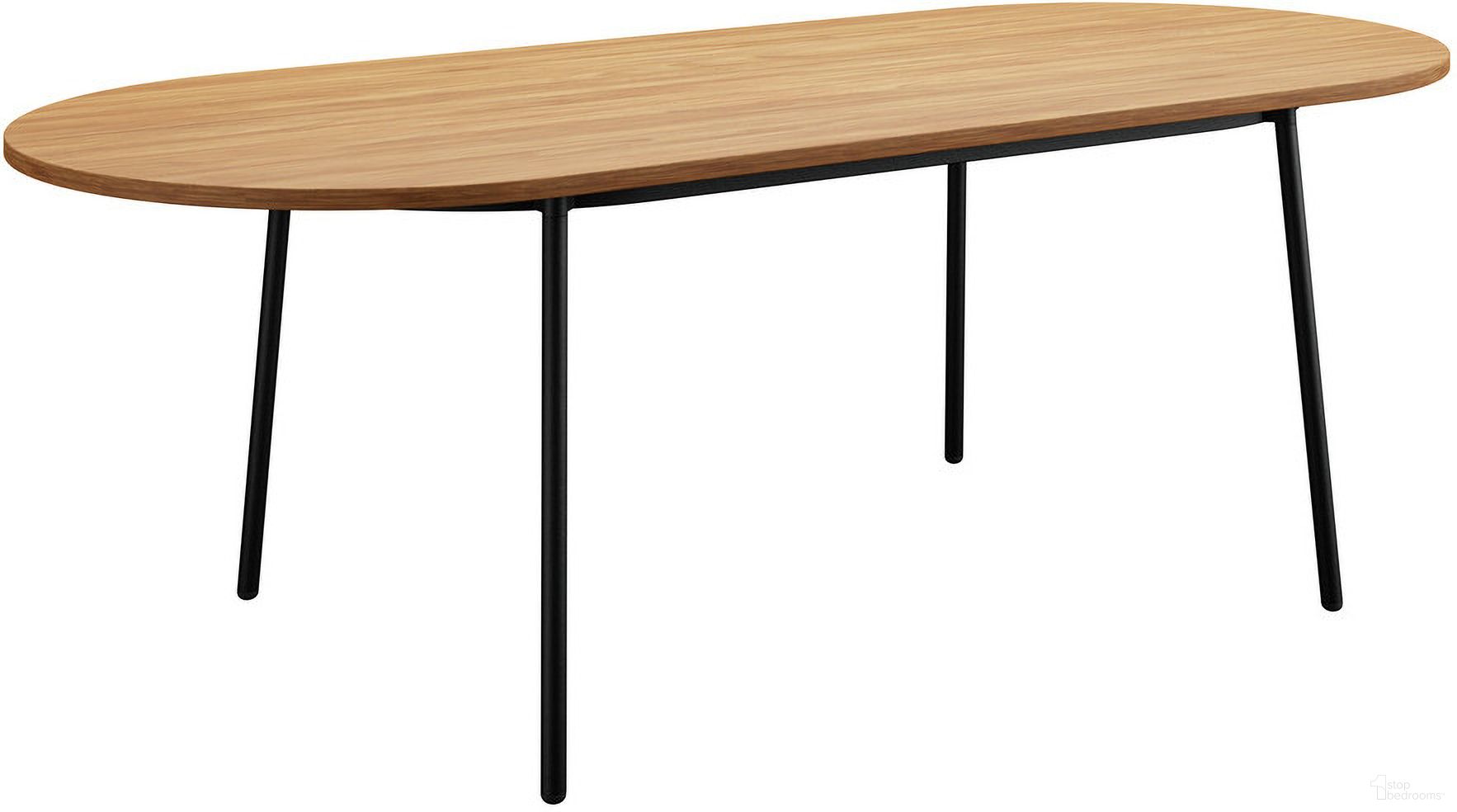 Tule 83 Inch Oval Dining Table In Natural Wood