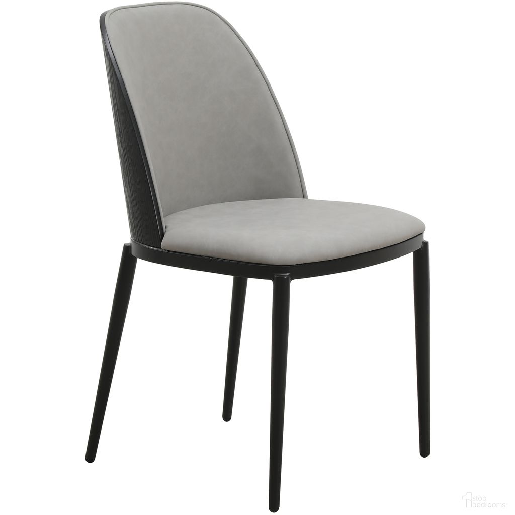 The appearance of Tule Dining Chair In Black Frame with Light Grey Leather designed by LeisureMod in the modern / contemporary interior design. This black/light gray piece of furniture was selected by 1StopBedrooms from Tule Collection to add a touch of cosiness and style into your home. Sku: TCBL18LGR. Material: Wood. Chair Type: Side Chair.