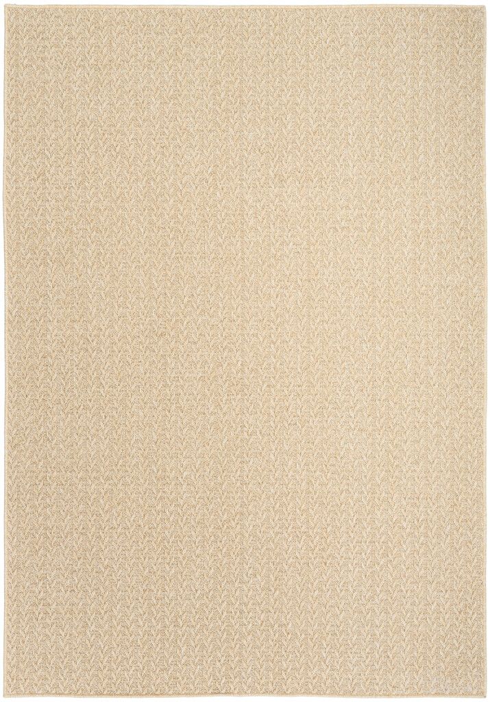 Tulum 5'3" x 7' Outdoor Rug In Cream