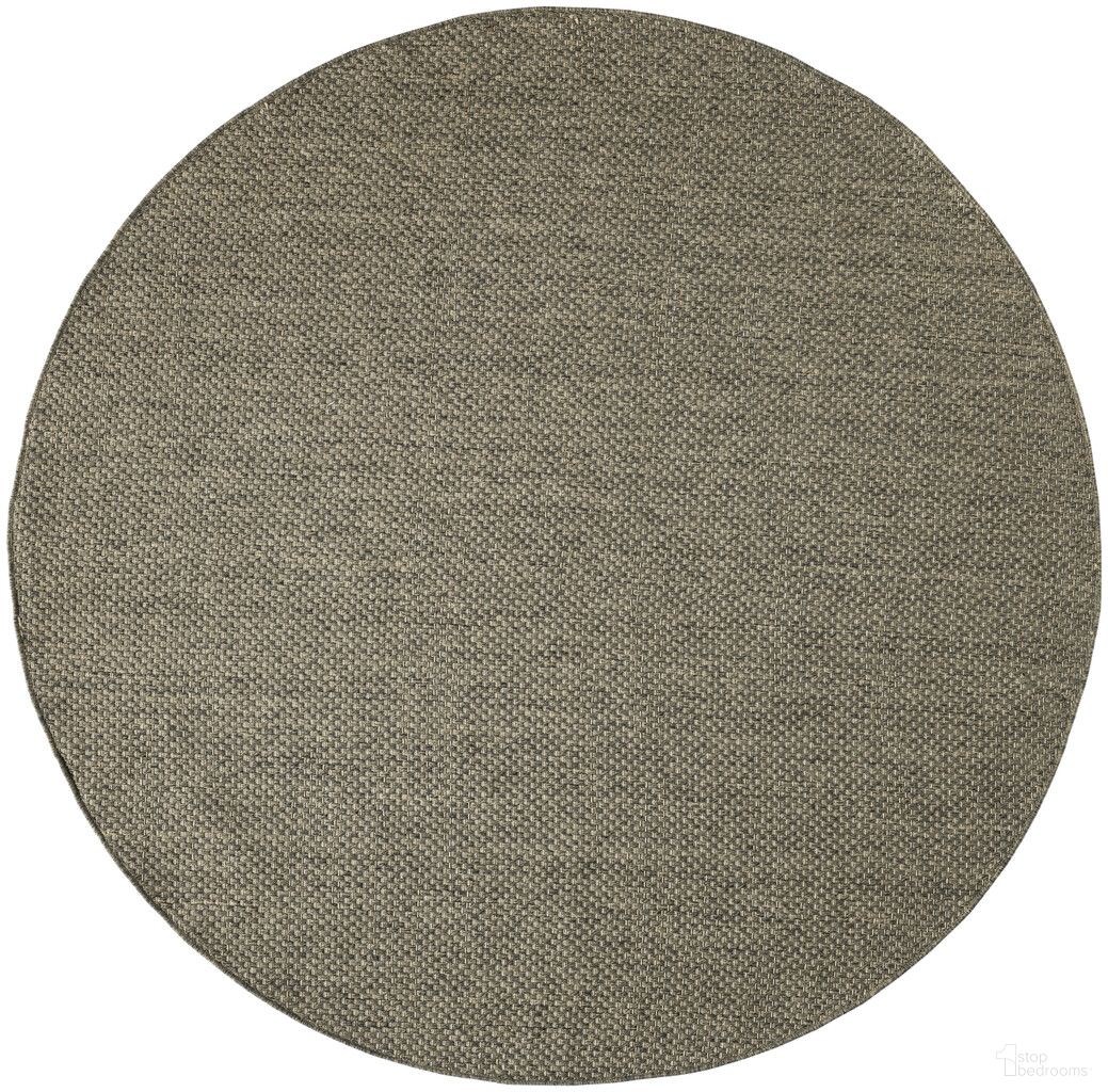 Tulum 8' x 8' Round Outdoor Rug In Olive