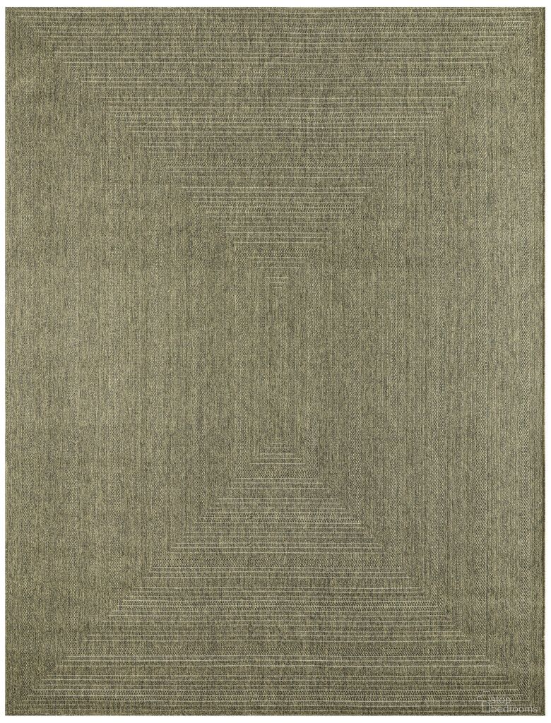 Tulum 9' x 12' Outdoor Rug In Olive