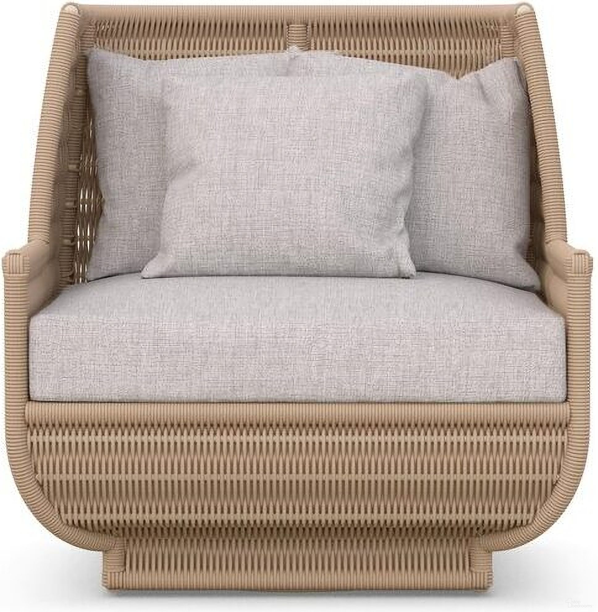 The appearance of Tulum Club Chair with Cushion In Natural and Fawn designed by Azzurro Living in the coastal interior design. This natural/fawn piece of furniture was selected by 1StopBedrooms from Tulum Collection to add a touch of cosiness and style into your home. Sku: TUL-R05S1-CU. Material: Aluminum.