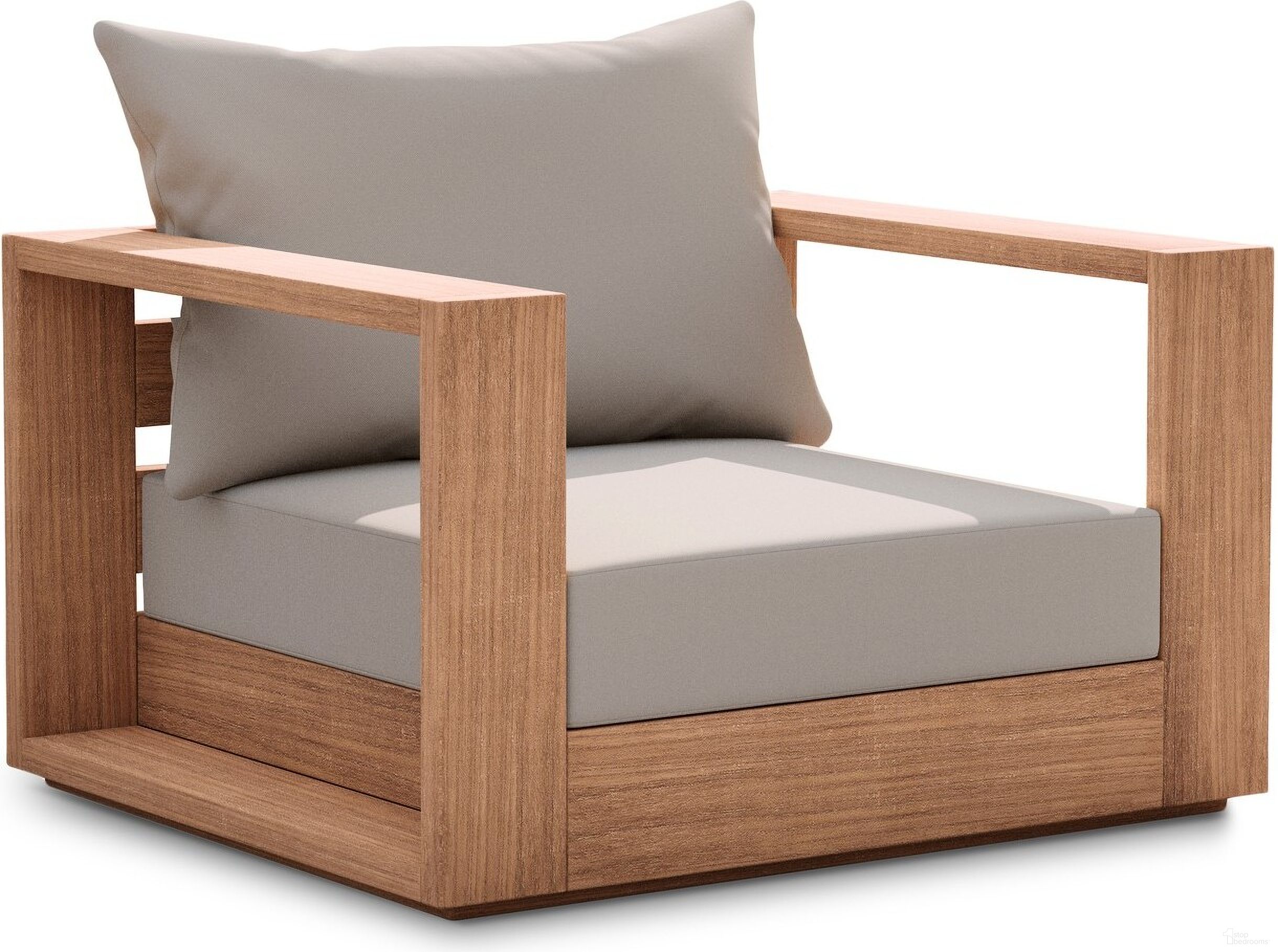 The appearance of Tulum Water Resistant Fabric Outdoor Chair In Grey designed by Meridian in the modern / contemporary interior design. This grey piece of furniture was selected by 1StopBedrooms from Tulum Collection to add a touch of cosiness and style into your home. Sku: 353Grey-C. Material: Wood.