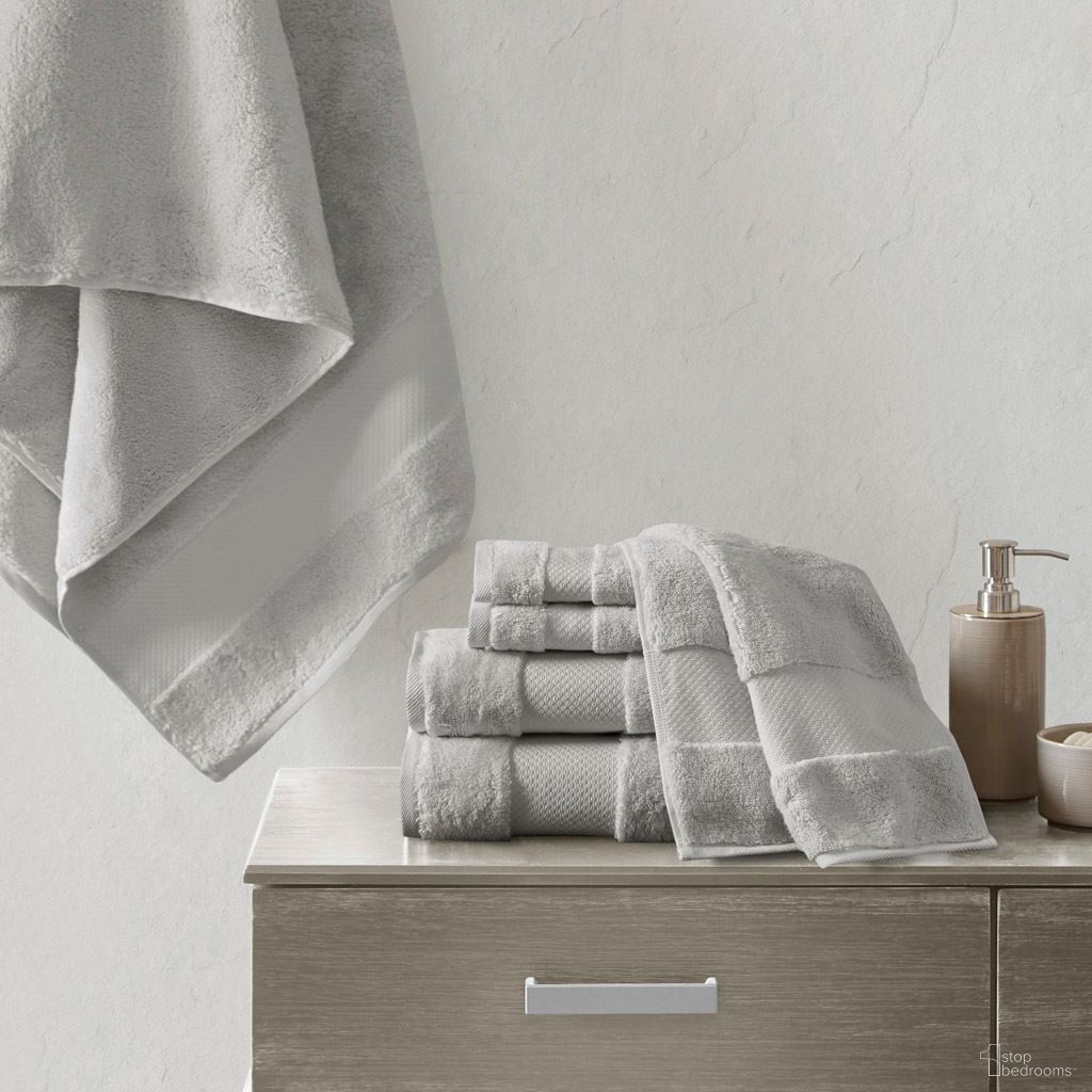 The appearance of Turkish Cotton 6 Piece Bath Towel Set In Grey designed by Olliix in the transitional interior design. This grey piece of furniture  was selected by 1StopBedrooms from Turkish Collection to add a touch of cosiness and style into your home. Sku: MPS73-316. Material: Cotton.