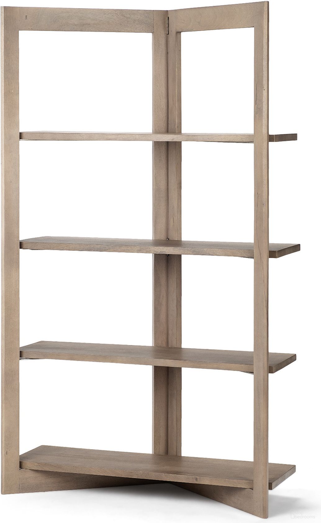 The appearance of Turnbull Shelving Unit In Light Brown designed by Mercana in the modern / contemporary interior design. This light brown piece of furniture  was selected by 1StopBedrooms from Turnbull Collection to add a touch of cosiness and style into your home. Sku: 68212. Material: Wood.