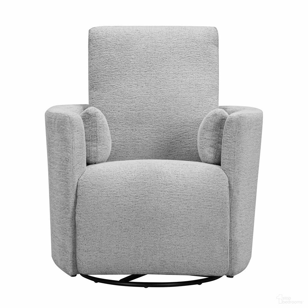 The appearance of Turner Manual Swivel Glider Recliner In Vincent Fog designed by Parker House in the transitional interior design. This vincent fog piece of furniture was selected by 1StopBedrooms from Turner Collection to add a touch of cosiness and style into your home. Sku: MTUR-812GS-VNCF. Material: Polyester.