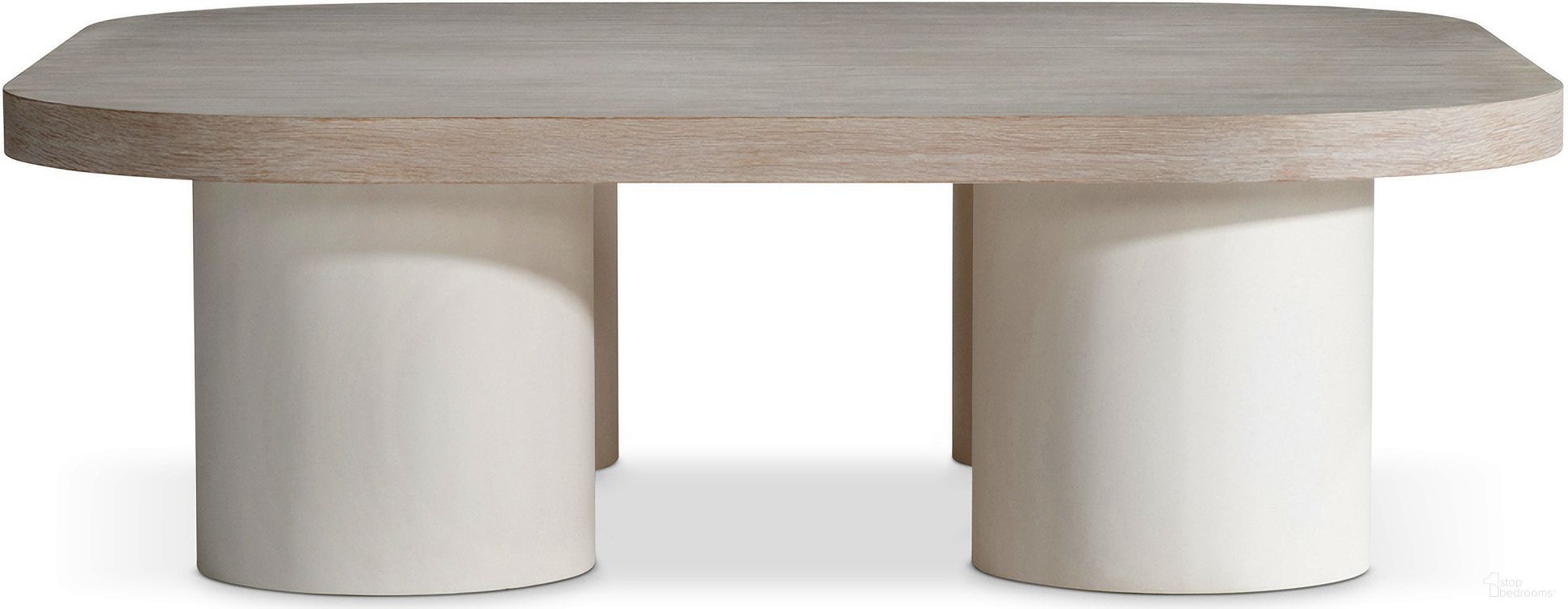 The appearance of Turo Cocktail Table In Bone designed by Bernhardt in the modern / contemporary interior design. This bone piece of furniture  was selected by 1StopBedrooms from Turo Collection to add a touch of cosiness and style into your home. Sku: 508022. Material: Wood.