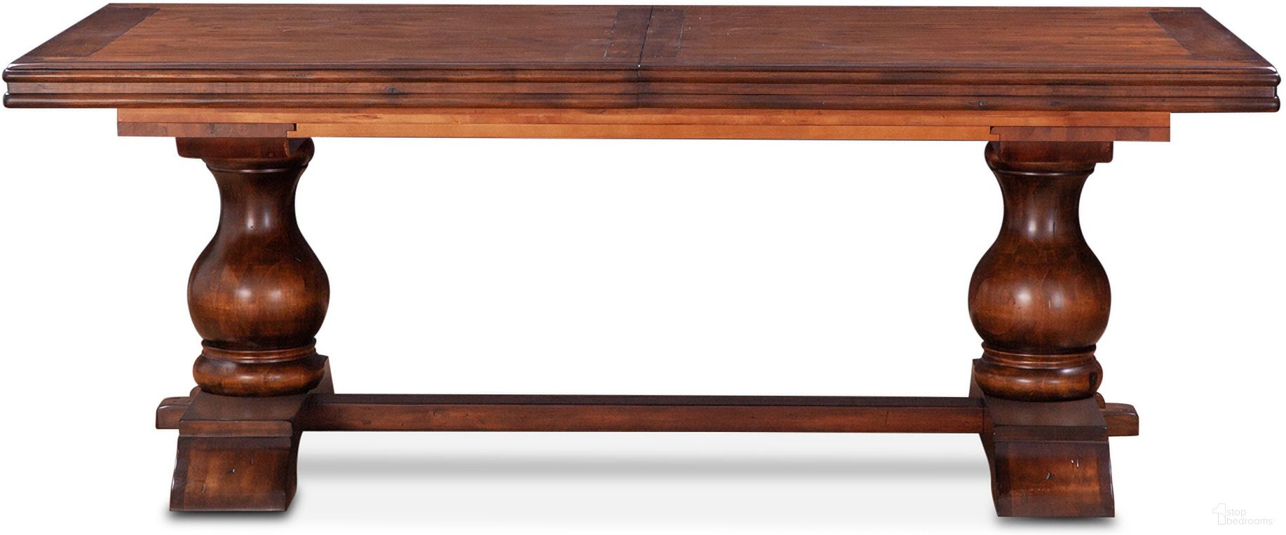 Tuscany 83-128 Inch Extension Table In Chestnut