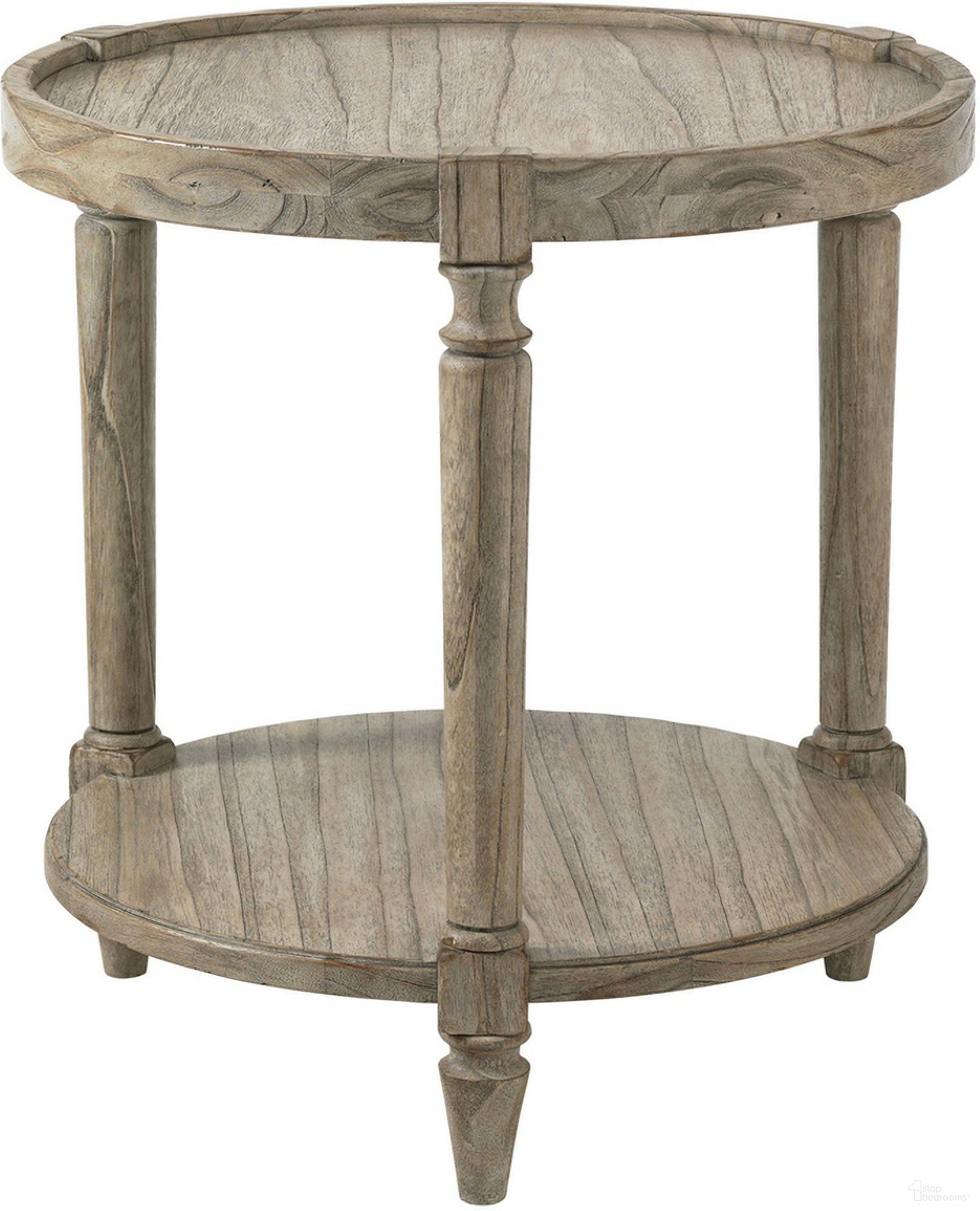 The appearance of Twilight Bay Phoebe Lamp Table In Driftwood designed by Lexington in the rustic / southwestern interior design. This driftwood piece of furniture  was selected by 1StopBedrooms from Twilight Bay Collection to add a touch of cosiness and style into your home. Sku: 352-950. Material: Wood.