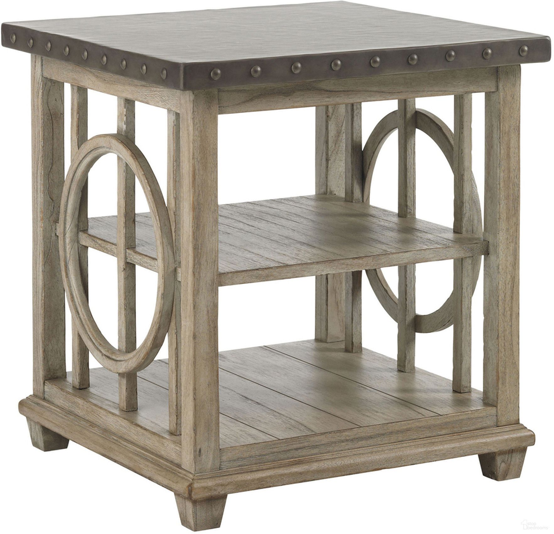 The appearance of Twilight Bay Wyatt Lamp Table In Driftwood designed by Lexington in the rustic / southwestern interior design. This driftwood piece of furniture  was selected by 1StopBedrooms from Twilight Bay Collection to add a touch of cosiness and style into your home. Sku: 352-952. Material: Wood.