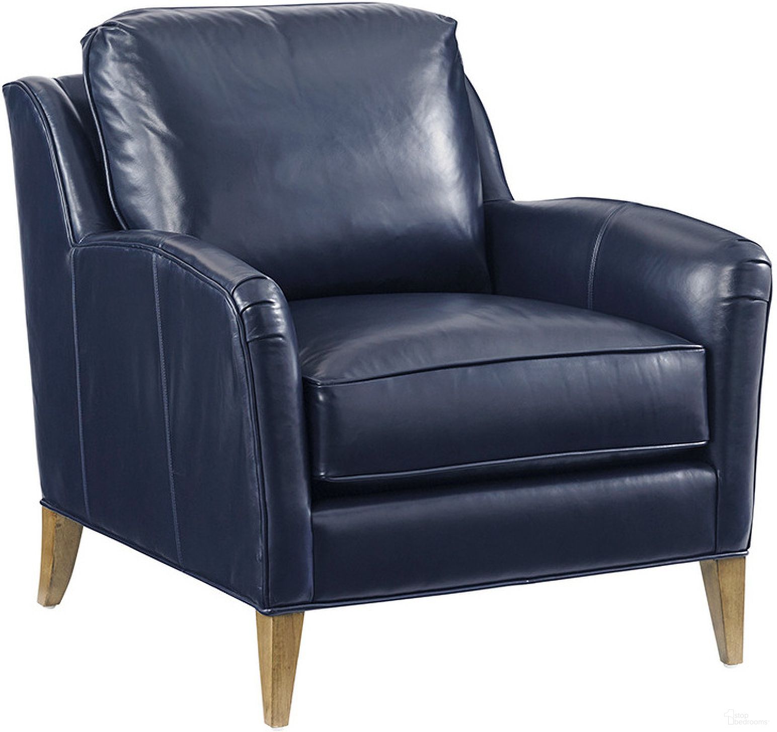 The appearance of Twin Palms Coconut Grove Leather Chair designed by Tommy Bahama in the transitional interior design. This blue/aqua piece of furniture  was selected by 1StopBedrooms from Twin Palms Collection to add a touch of cosiness and style into your home. Sku: LL7287-11-40. Material: Leather.