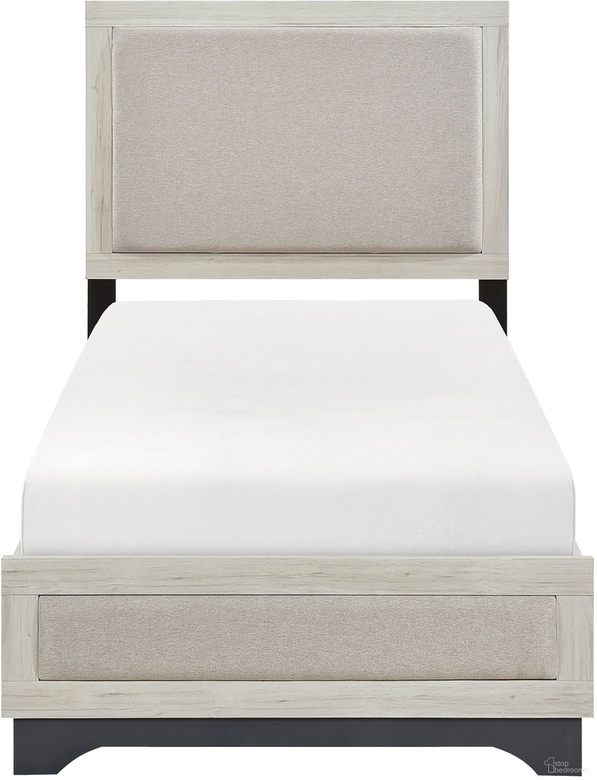 Westport Twin Platform Bed In Beige