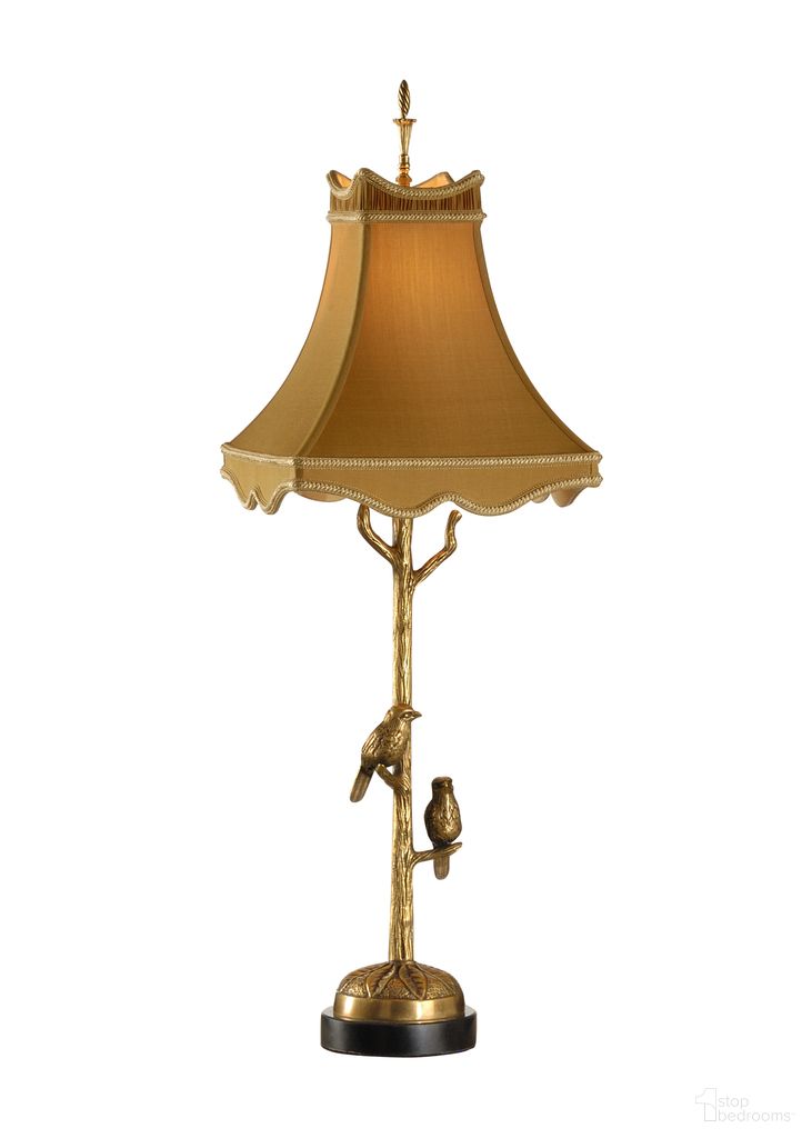 The appearance of Twin Sparrows Lamp In Gold designed by Chelsea House in the traditional interior design. This gold piece of furniture was selected by 1StopBedrooms from Chelsea House Misc Collection to add a touch of cosiness and style into your home. Sku: 68426. Material: Brass.