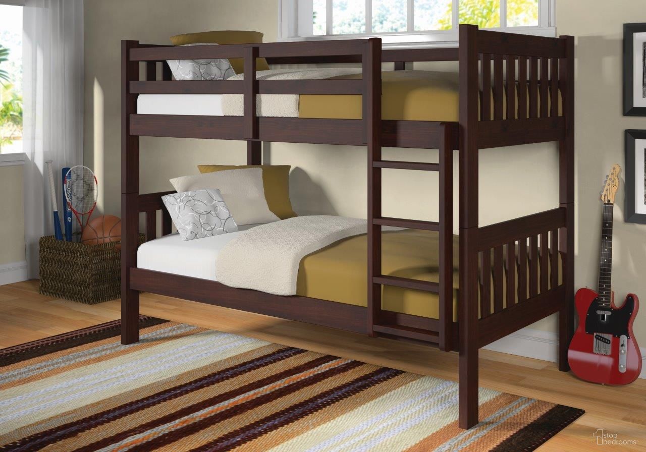 Twin-Twin Mission Bunkbed Cappuccino