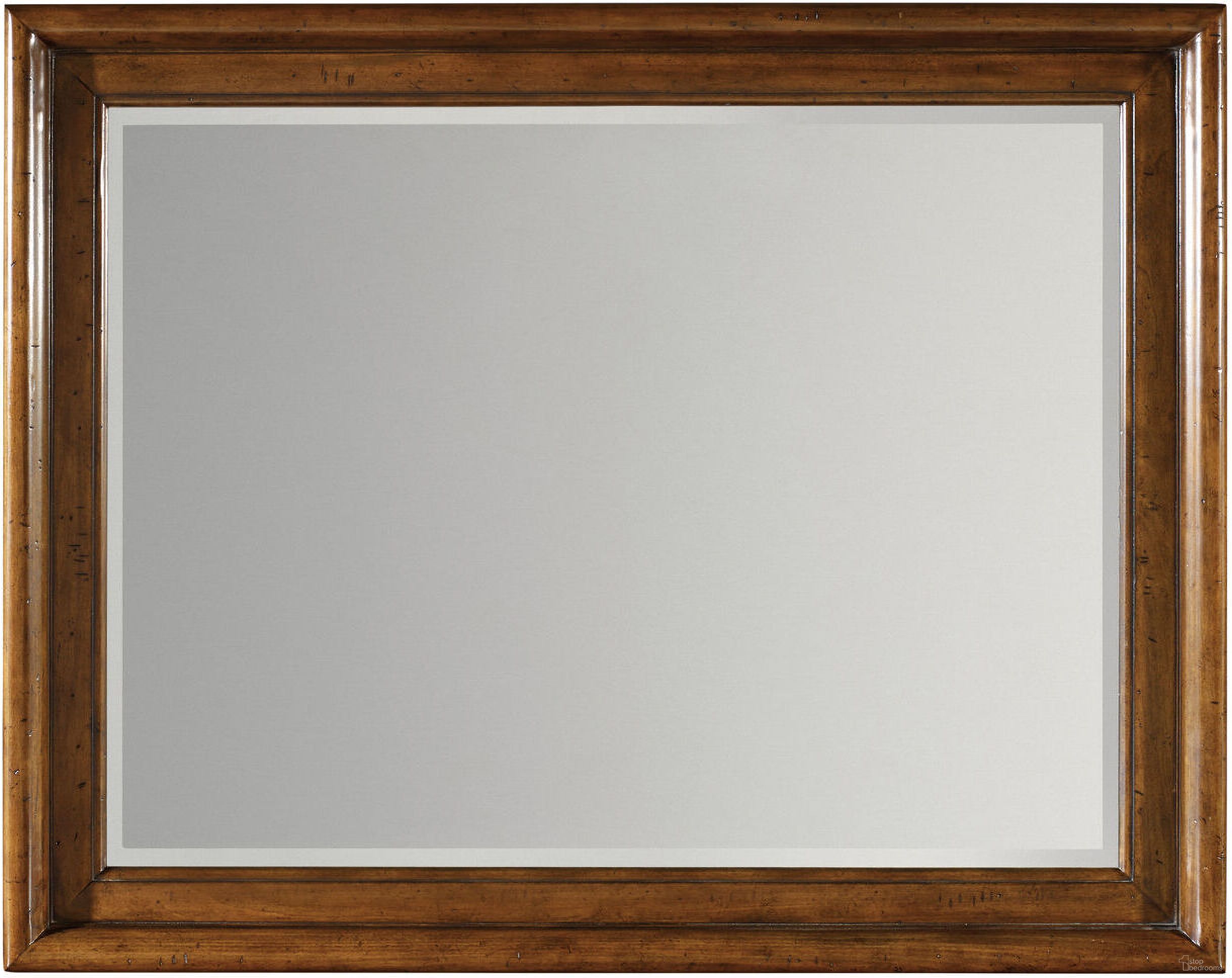 The appearance of Tynecastle Medium Wood Landscape Mirror designed by Hooker in the traditional interior design. This medium wood piece of furniture  was selected by 1StopBedrooms from Tynecastle Collection to add a touch of cosiness and style into your home. Sku: 5323-90008. Material: Veneer.