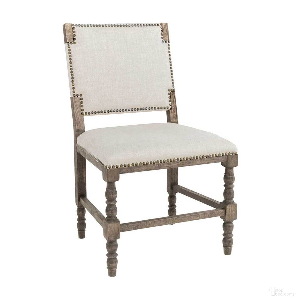 The appearance of Tyson Dining Chair Set of 2 In Burnished Oak and Dove designed by Gabby in the transitional interior design. This burnished oak/dove piece of furniture was selected by 1StopBedrooms from Tyson Collection to add a touch of cosiness and style into your home. Sku: SCH-592-S300-F03. Material: Oak. Chair Type: Side Chair.