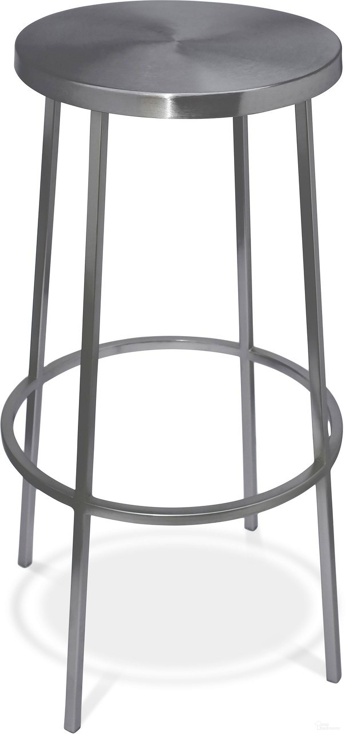 The appearance of Tyson Iron Bar Stool In Silver designed by Meridian in the modern / contemporary interior design. This silver piece of furniture  was selected by 1StopBedrooms from Tyson Collection to add a touch of cosiness and style into your home. Sku: 950Silver. Material: Iron.