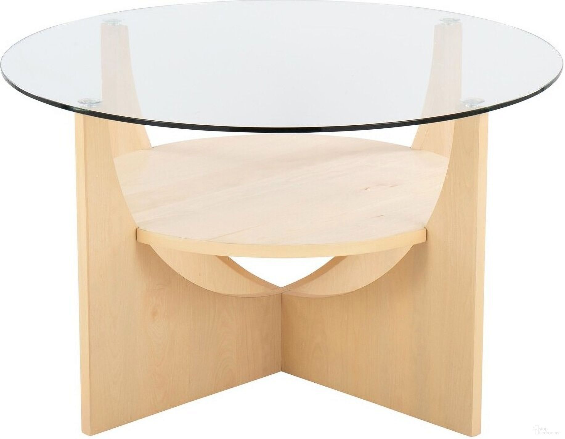 The appearance of U Shaped Coffee Table In Natural designed by Lumisource in the modern / contemporary interior design. This natural piece of furniture  was selected by 1StopBedrooms from  to add a touch of cosiness and style into your home. Sku: CT-USHAPED NAGL. Material: Wood.
