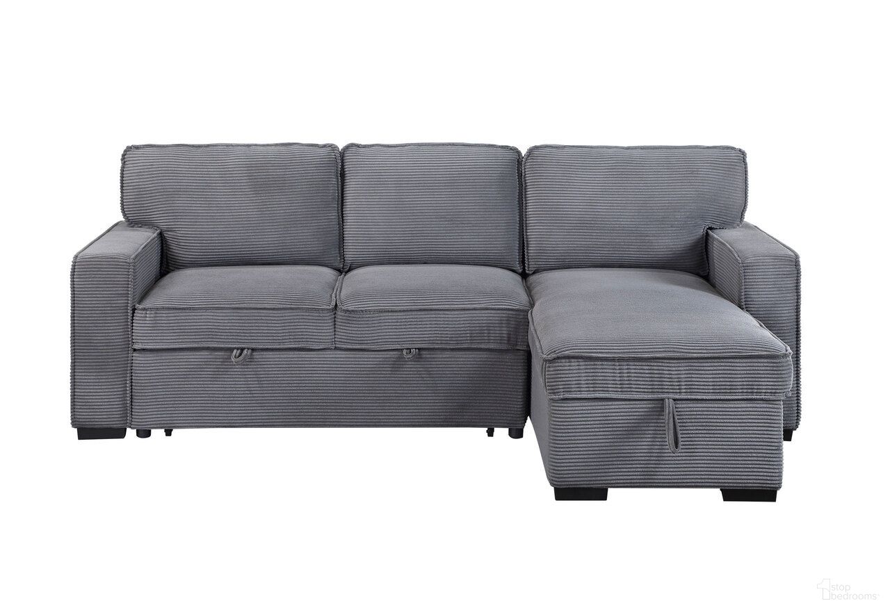The appearance of U0203 Reversible Sofa Bed In Light Grey designed by Global Furniture USA in the transitional interior design. This light grey piece of furniture was selected by 1StopBedrooms from U0203 Collection to add a touch of cosiness and style into your home. Sku: U0203-LIGHT GREY-REV CHAISE-N;U0203-LIGHT GREY-REV SOFA BED W/ USB-N. Material: Fabric.