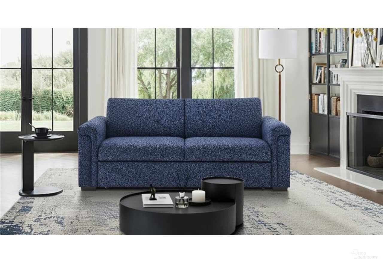 The appearance of U0211 Pull Out Sofa Bed with LED Acrylic Shelves and Speakers In Navy designed by Global Furniture USA in the modern / contemporary interior design. This navy piece of furniture  was selected by 1StopBedrooms from U0211 Collection to add a touch of cosiness and style into your home. Sku: U0211-NAVY-SOFA BED W/ PULL OUT;U0211-NAVY-ARMS W/ACRYLIC SPEAKER LED. Material: Acrylic.