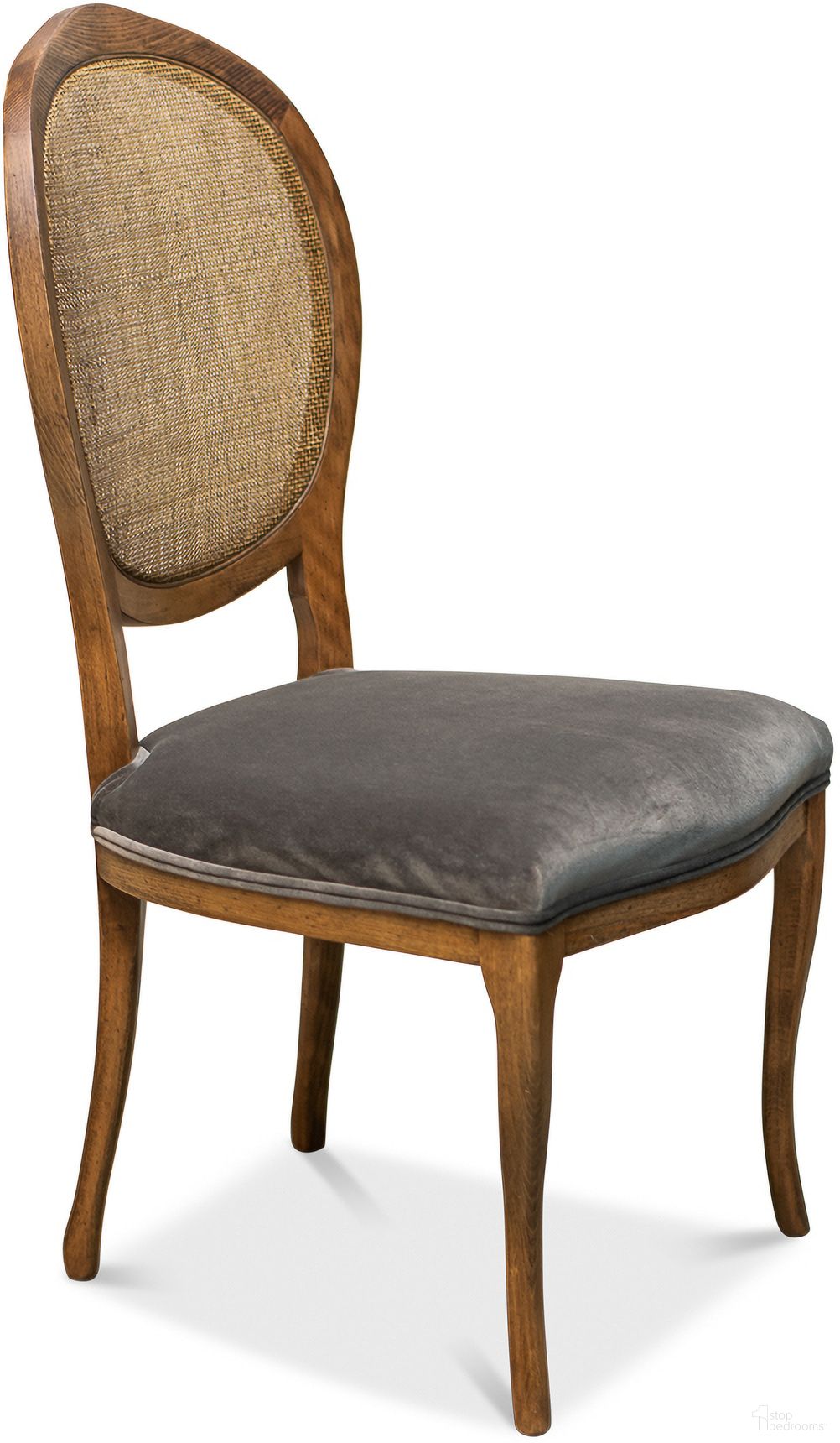 The appearance of U093 07F12 Driftwood Charcoal Oval Cane Back Side Chair Set Of 2 designed by Sarreid in the traditional interior design. This grey piece of furniture was selected by 1StopBedrooms from to add a touch of cosiness and style into your home. Sku: U093-07F12. Chair Type: Side Chair.