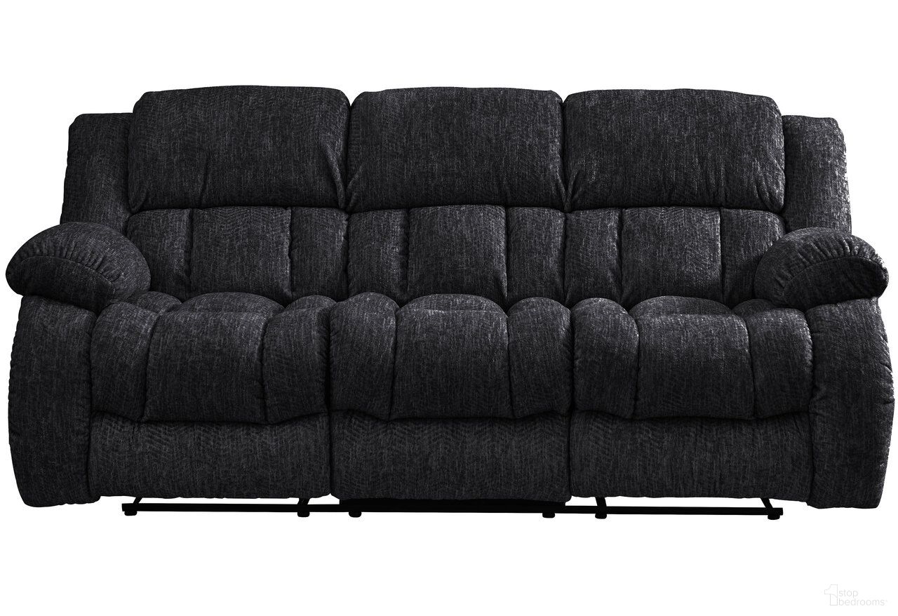 The appearance of U250 Reclining Sofa In Ebony designed by Global Furniture USA in the transitional interior design. This ebony piece of furniture was selected by 1StopBedrooms from U250 Collection to add a touch of cosiness and style into your home. Sku: U250-EBONY-RS. Material: Fabric.