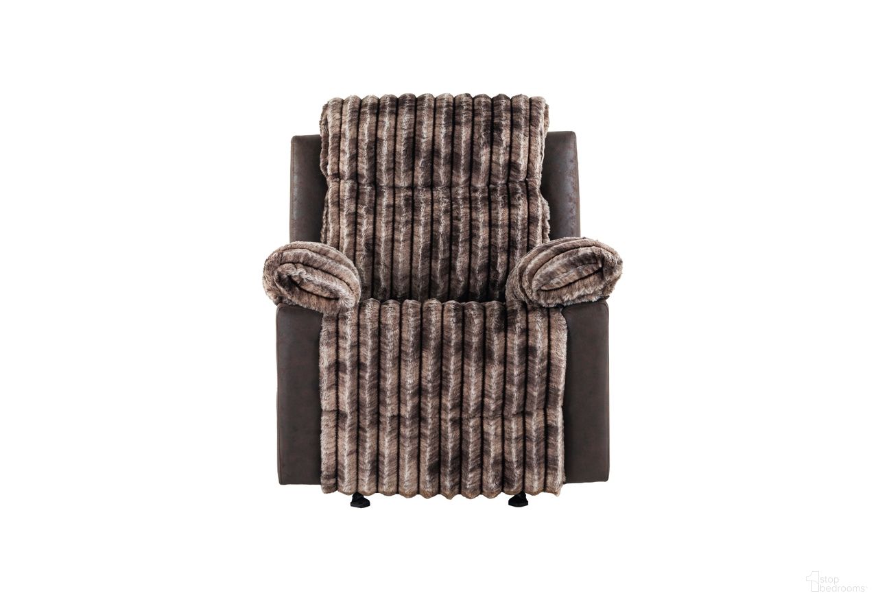 The appearance of U6028 Glider Recliner In Brown designed by Global Furniture USA in the modern / contemporary interior design. This brown piece of furniture was selected by 1StopBedrooms from U6028 Collection to add a touch of cosiness and style into your home. Sku: U6028-BROWN-GR-N. Material: Fabric.