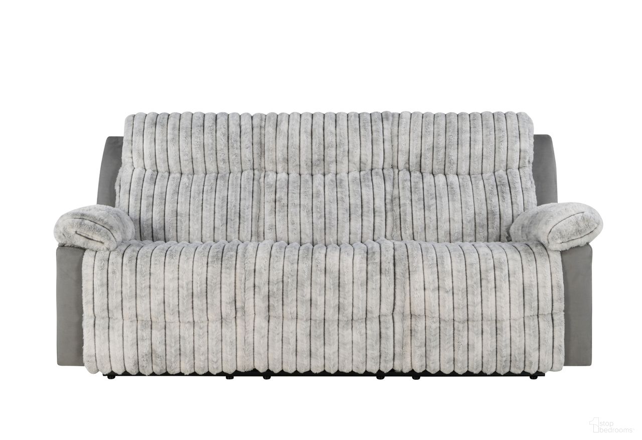 The appearance of U6028 Reclining Sofa In Grey designed by Global Furniture USA in the modern / contemporary interior design. This grey piece of furniture was selected by 1StopBedrooms from U6028 Collection to add a touch of cosiness and style into your home. Sku: U6028-GREY-RS-N. Material: Fabric.