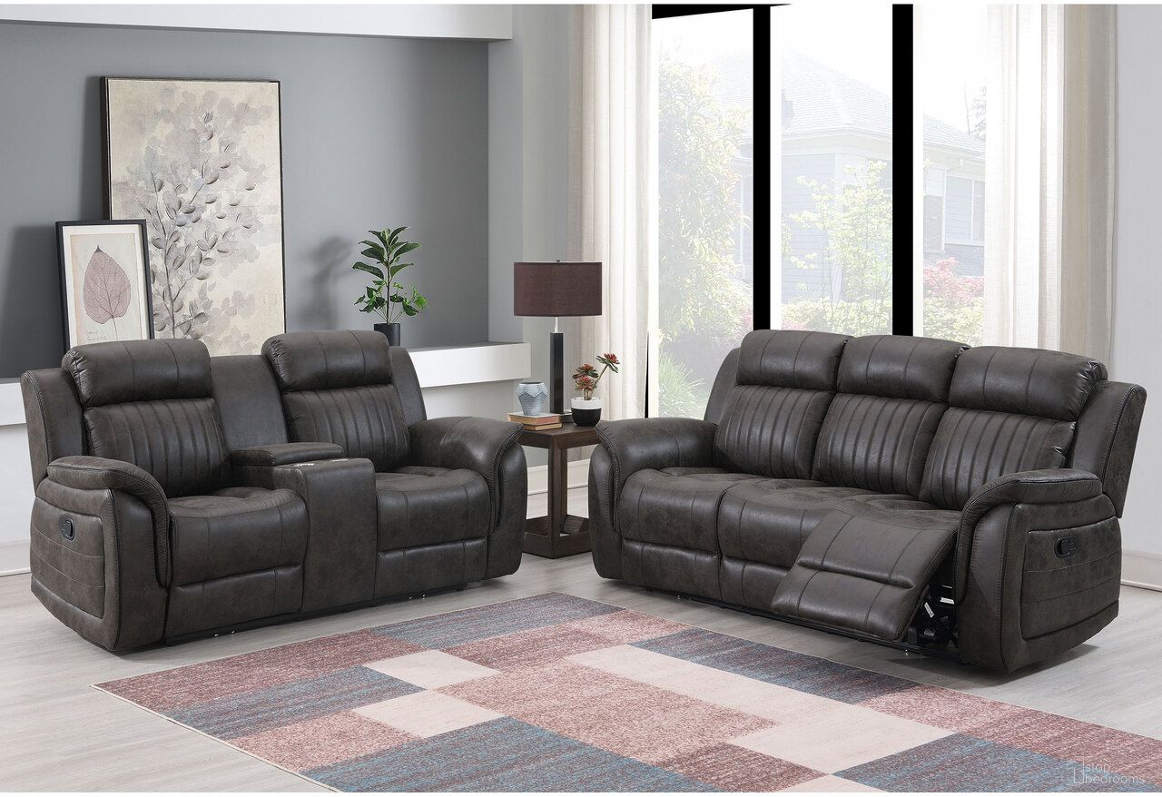 U8517 Reclining Living Room Set In Grey