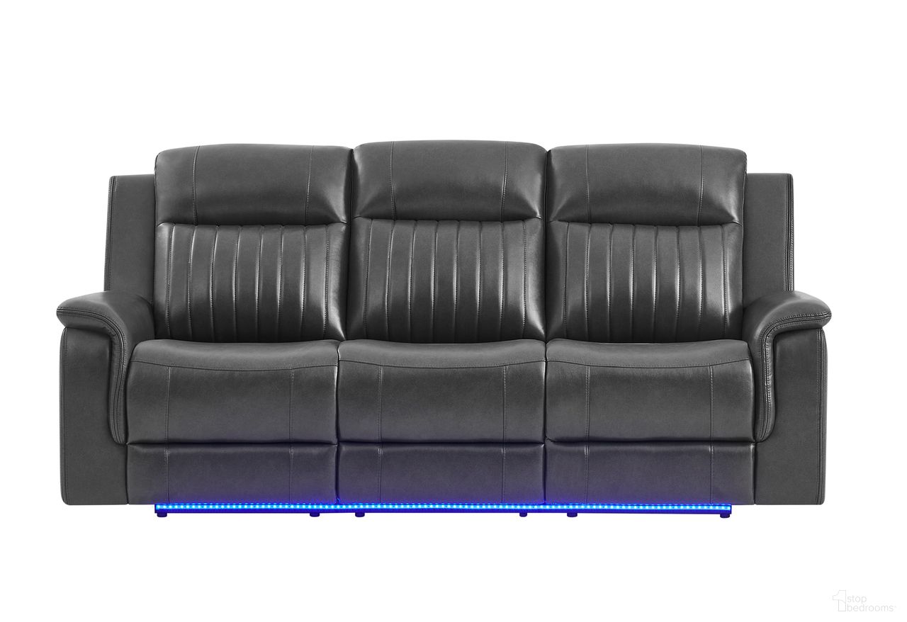 The appearance of U8879 Blanche Power Reclining Sofa with LED and Global Surround System In Charcoal designed by Global Furniture USA in the modern / contemporary interior design. This charcoal piece of furniture was selected by 1StopBedrooms from U8879 Blanche Collection to add a touch of cosiness and style into your home. Sku: U8879-CHAR W/ BLK WELT-PRS W/LED&GL SS. Material: Fabric.