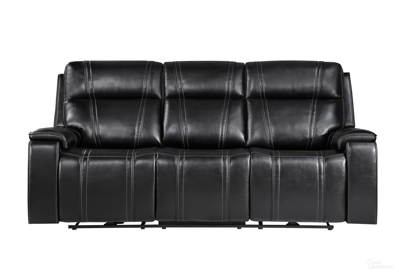 The appearance of U8880 Leather Power Reclining Sofa In Black designed by Global Furniture USA in the modern / contemporary interior design. This black piece of furniture was selected by 1StopBedrooms from U8880 Collection to add a touch of cosiness and style into your home. Sku: U8880-BLK LEATHER-PRS. Material: Leather.