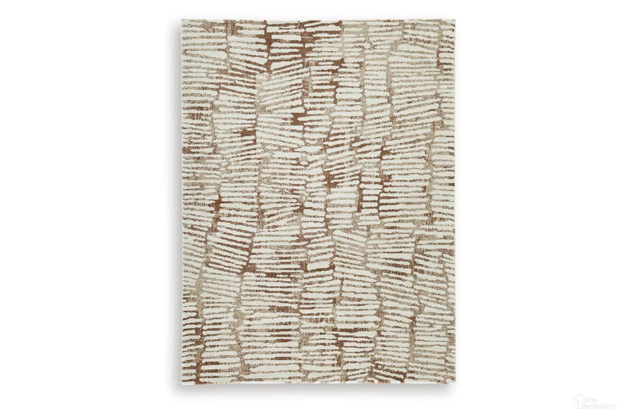 Uduak Medium Rug In Cream and Tan