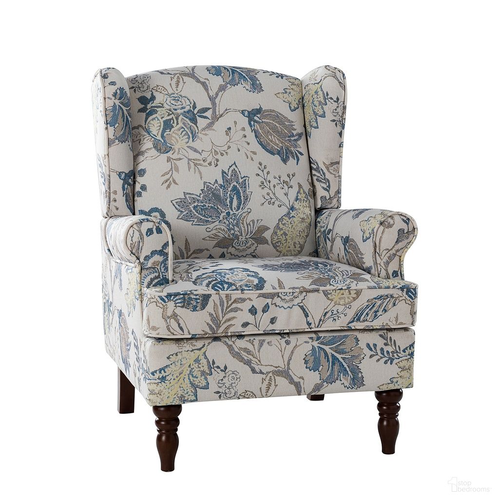 The appearance of Umberto Armchair In Blue designed by Karat Home in the traditional interior design. This blue piece of furniture was selected by 1StopBedrooms from Umberto Collection to add a touch of cosiness and style into your home. Sku: CHHD0420-BLUE. Material: Plat Linen Look Fabric.