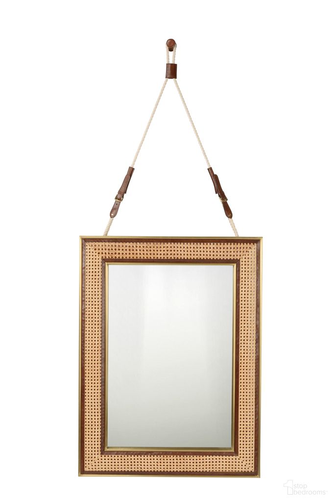 The appearance of Under The Canvas Mirror In Brown designed by Wildwood in the coastal interior design. This brown piece of furniture was selected by 1StopBedrooms from Wildwood Collection to add a touch of cosiness and style into your home. Sku: 302211. Material: Leather.